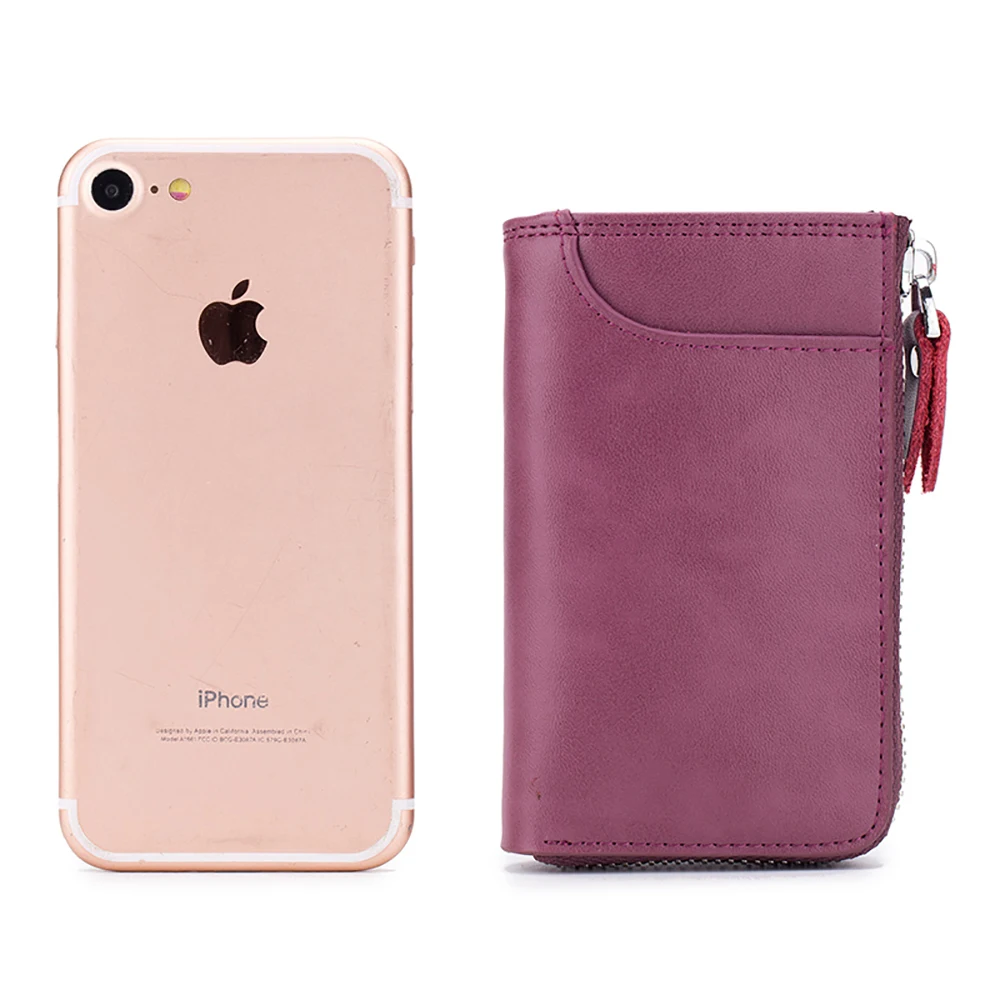 Brand Design Premium Leather Women Fashion Minimalist Key Holder Case 2022 New Keychains Housekeeper Keys Organizer Key Wallets