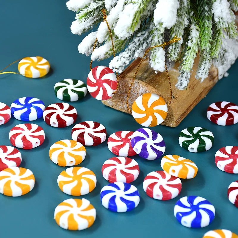 10 шт. цветные конфеты украшения для рождественской елки рождественские ремесло