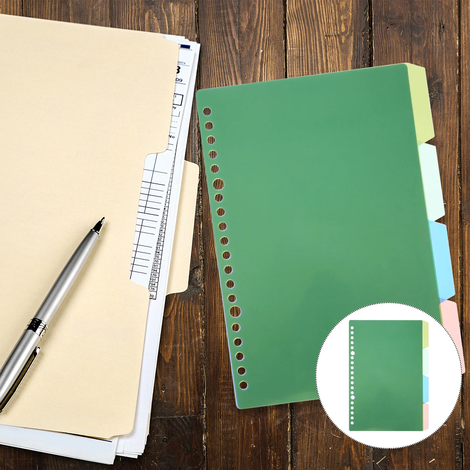 

Папка для файлов, вкладок, разделители бумаги, цветная этикетка для страниц, неоновые маркеры для заметок, флажки для чтения, сменные многор...