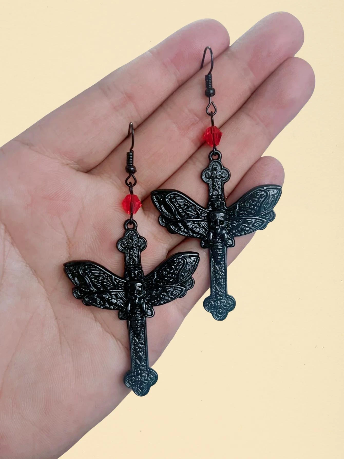 Женские и мужские готические серьги-подвески Goth Винтажные Ювелирные украшения в