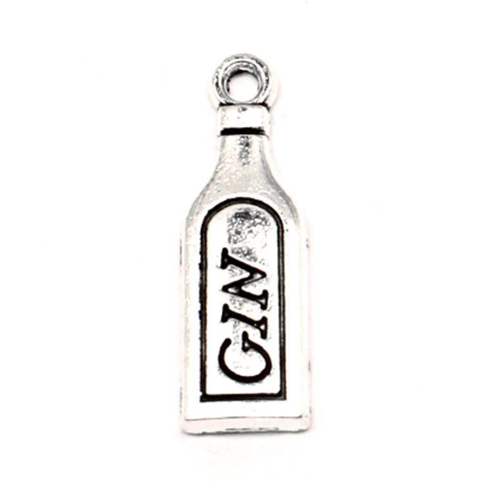 

160pcs Wholesale Jewelry Lots Bottles Charms Pendant Supplies For Jewelry Materials 7x22mm