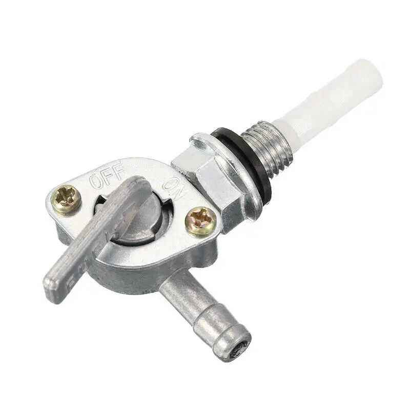

Tank Switch Fuel Petrol Metal On Off Switch Sliver Generator Dirt Bike
