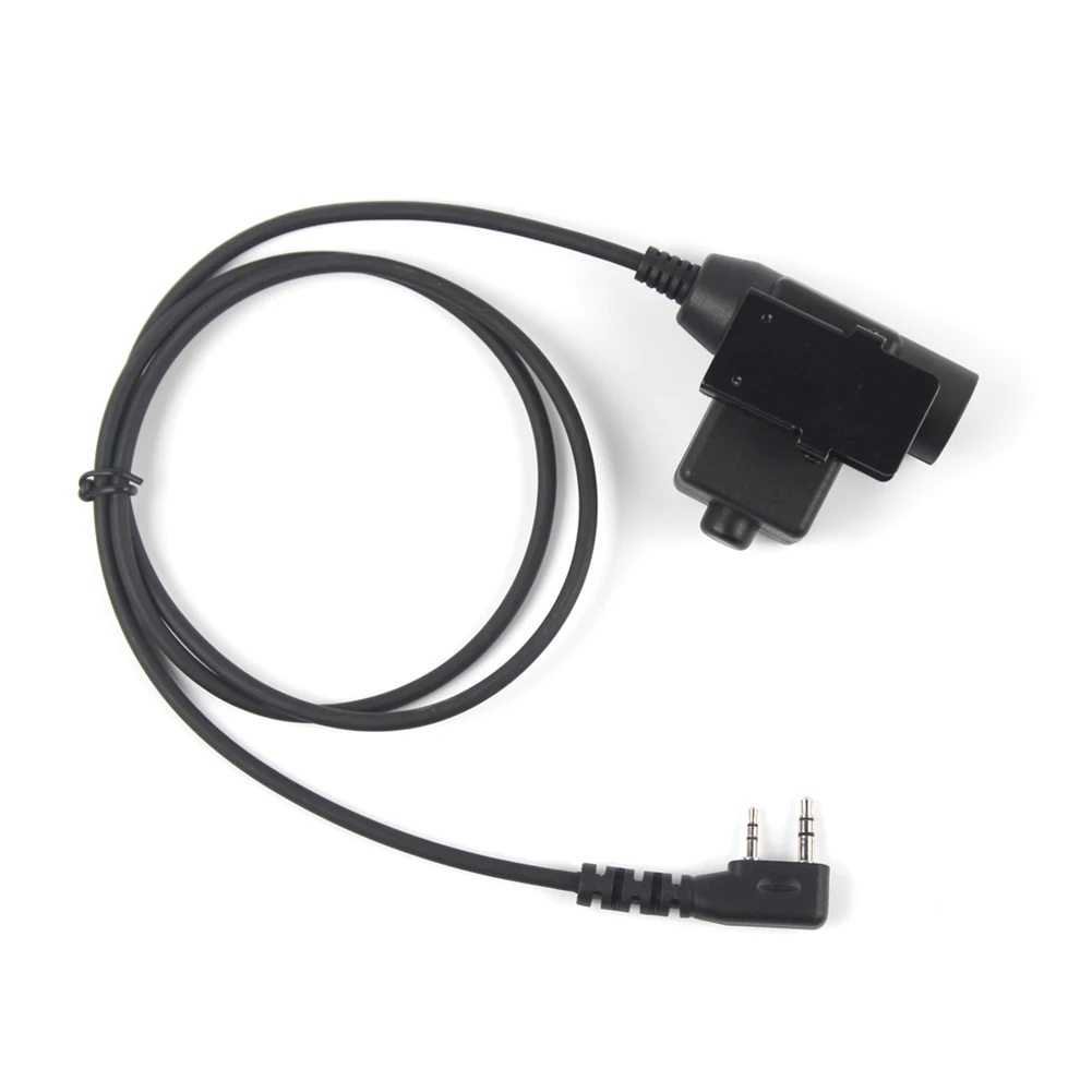 

Tactical U94 PTT Cable Plug Walkie Talkie Military Headset Adapter for Kenwood Baofeng UV-5R UV-5RE Plus BF-888S UV-6R H777 HYT