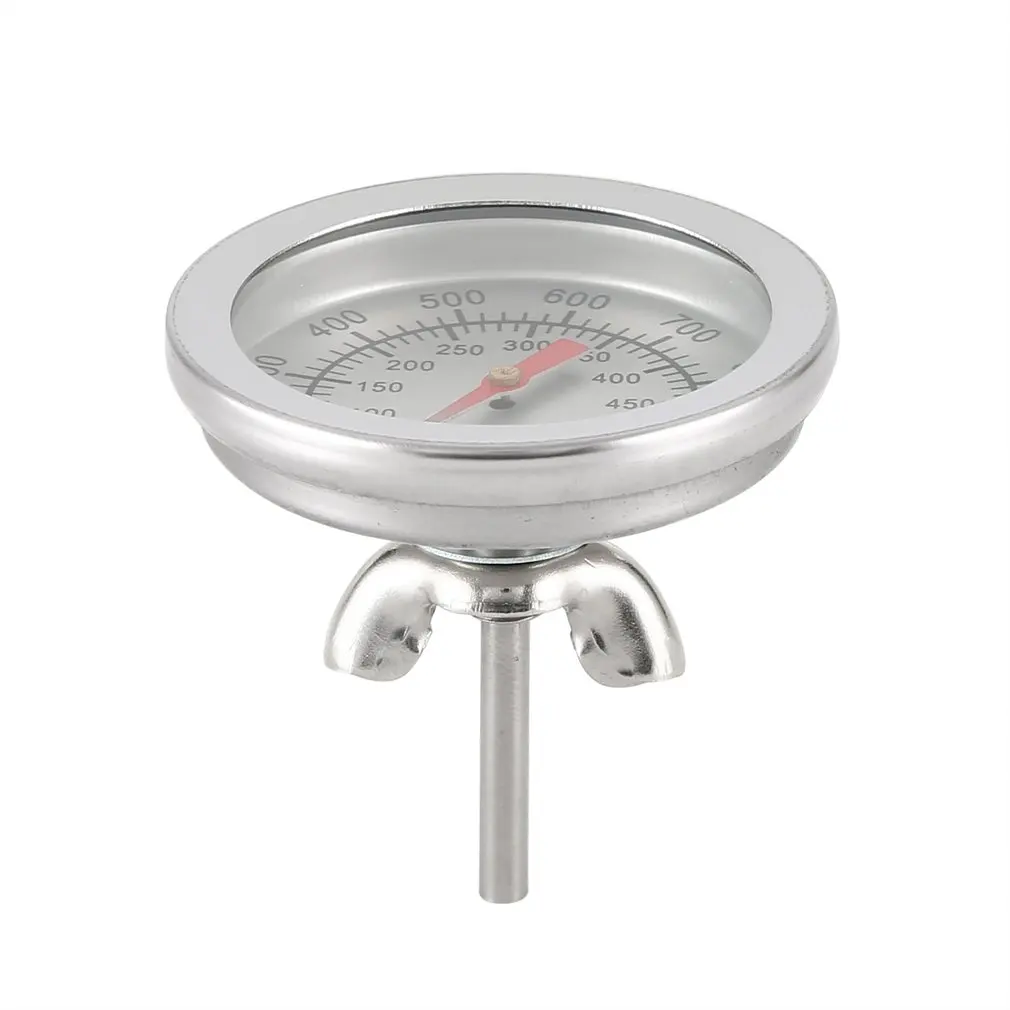 

50-500C Stainless Steel BBQ Barbecue Smoker Grill Thermometer Temperature Gauge LESHP Piece 0.05kg (0.11lb.)
