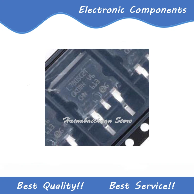 10 шт./партия, задняя панель L7805CD2T-TR TO263-2