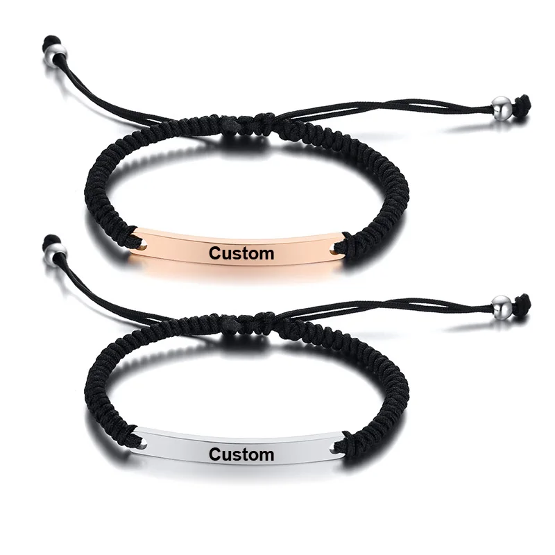 

Женский плетеный браслет из нержавеющей стали под заказ