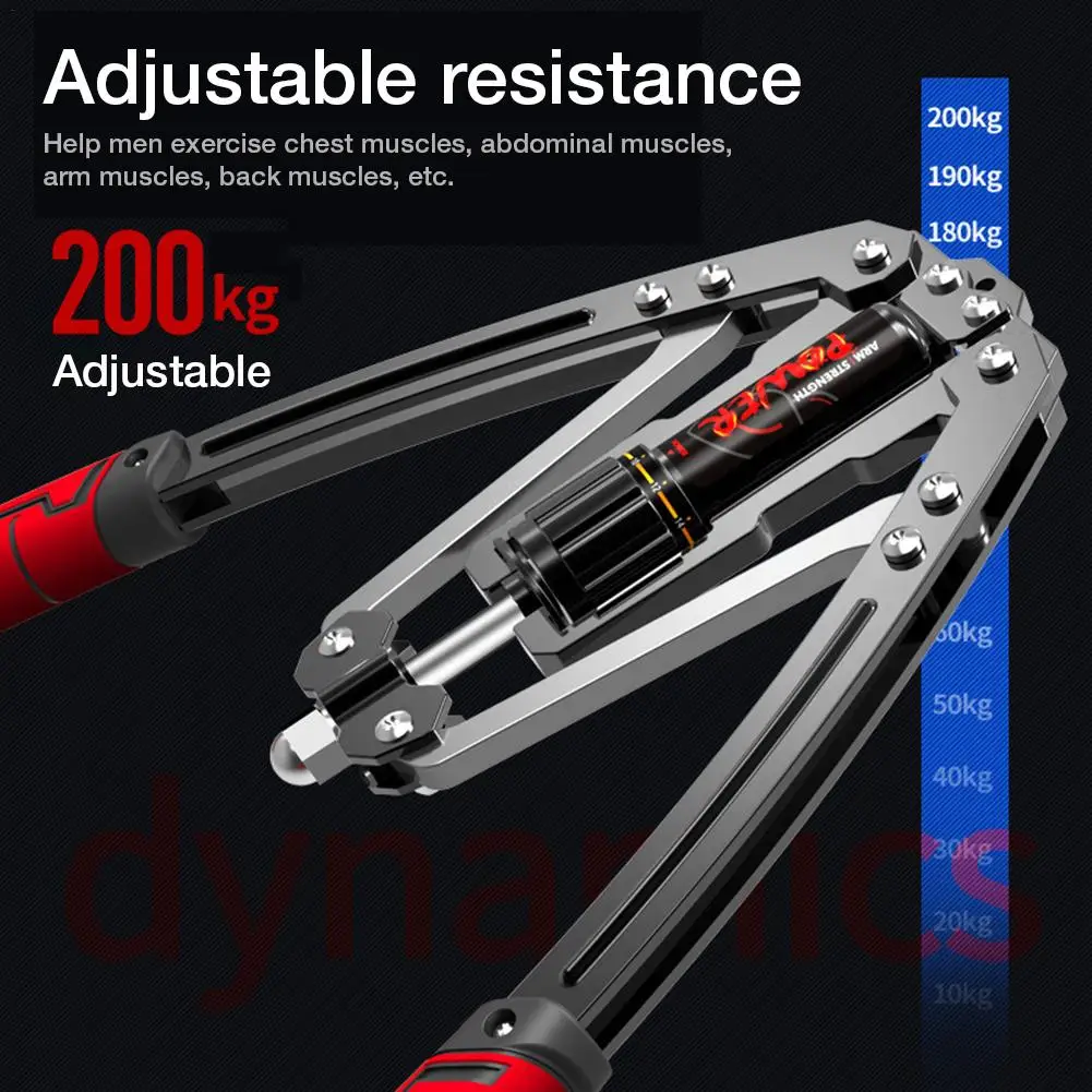 

Adjustable Hydraulic Power Twister Arm Forearm Exerciser Chest Expander for Arm Biceps Abdomen Chest Muscle Strength Training