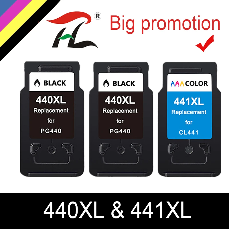 

PG440 CL441 Cartridge Replacement for Canon PG 440 CL 441 440XL Ink Cartridge for Pixma MG4280 MG4240 MX438 MX518 MX378