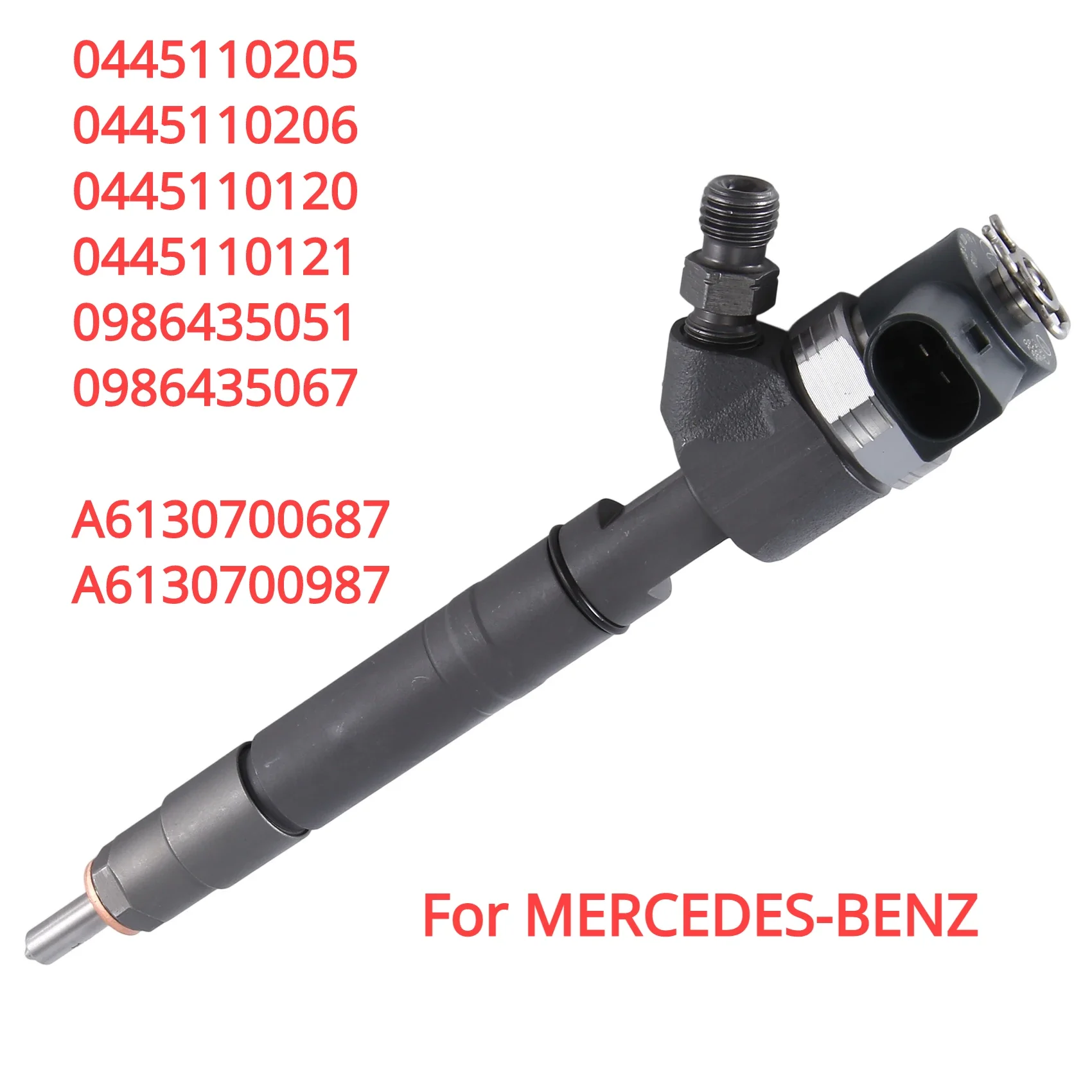 

nowa dysza wtryskiwacza oleju napędowego 0445110205 0445110206 0986435067 A 6130700687 A 6130700987 Для Mercedes-Benz C E W163 W903 W638