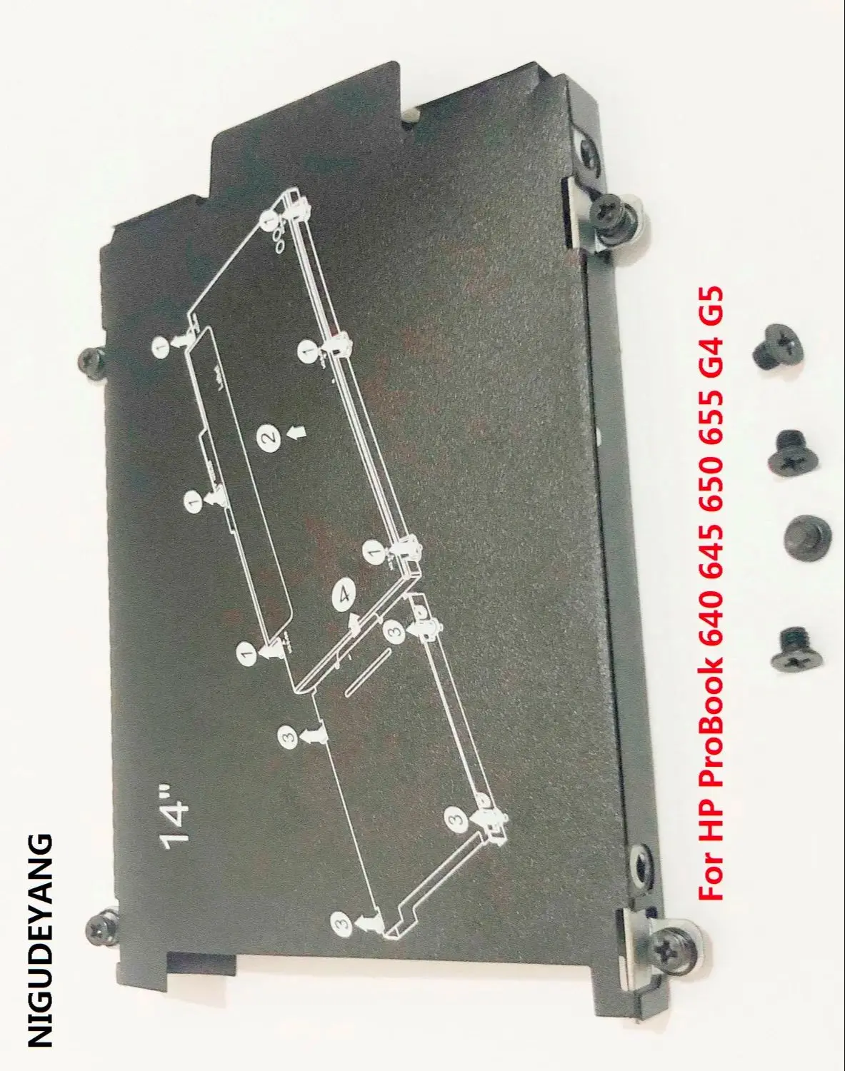 SATA HDD SSD 2,5 кронштейн для жесткого диска Caddy рамка лоток для HP ProBook 640 645 650 655 G4 G5 (art.: 3920cf17dd453) - 3920cf17dd453