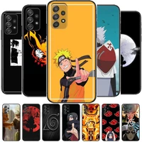 japanese anime naruto phone case hull for samsung galaxy a70 a50 a51 a71 a52 a40 a30 a31 a90 a20e 5g a20s black shell art cell c