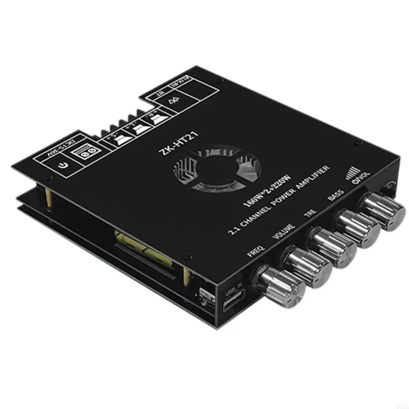 Bluetooth-совместимый модуль усилителя мощности ZK-HT21 2.1 канал