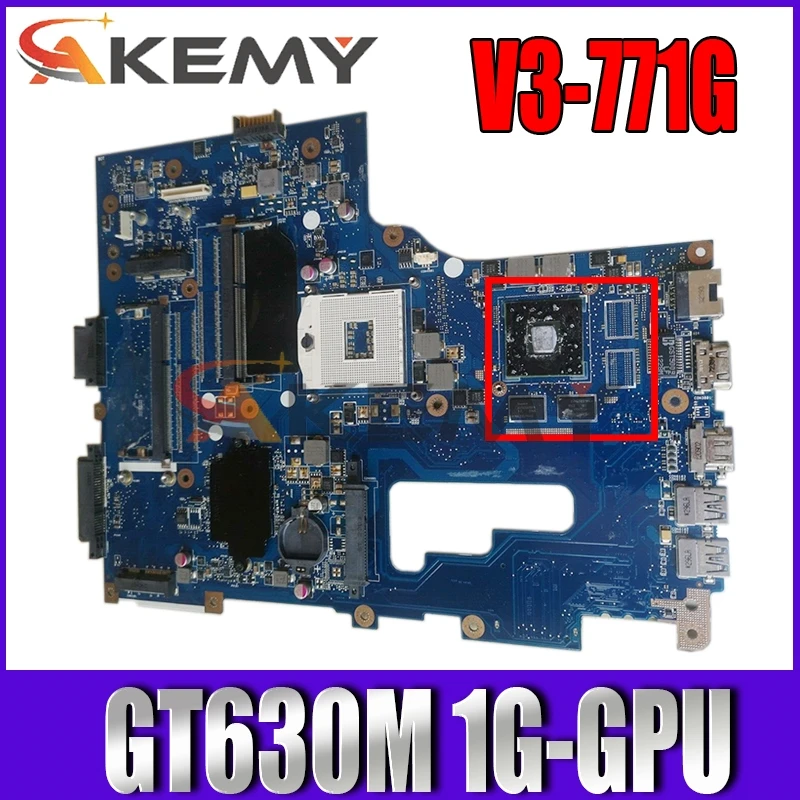 

For Acer VA70 V3-771G V3-771 Laptop computer motherboard NBV8911001 VG70 HM77 GPU GT630M 1G DDR3 100% test work