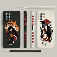anime naruto boy cool for xiaomi redmi note 11 11s 10 10s 9 9s 9t 8 8t 7 pro 4g 5g liquid left rope phone case cover capa coque