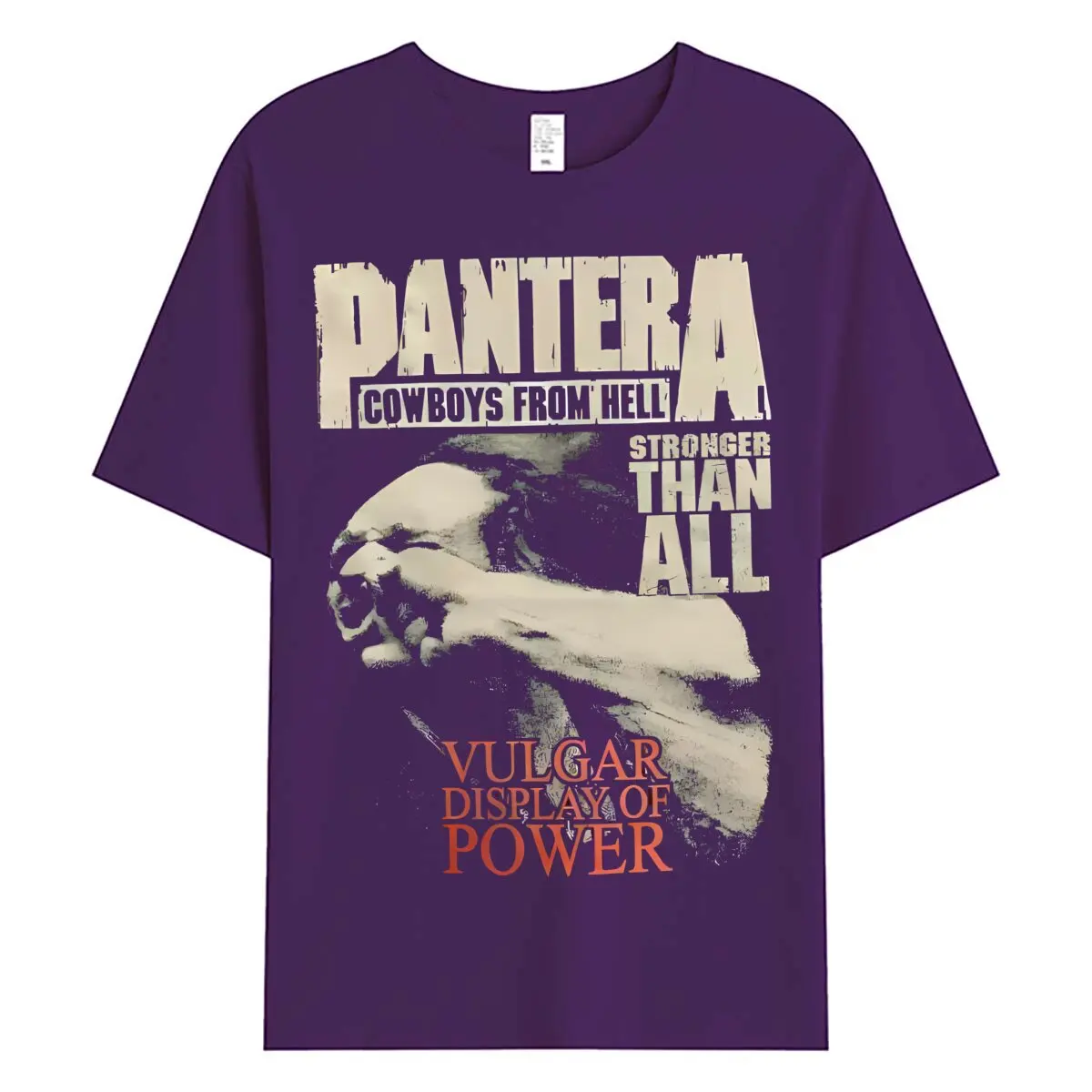 Вульгарный дисплей мощности PANTERA-новая черная футболка Merch Band
