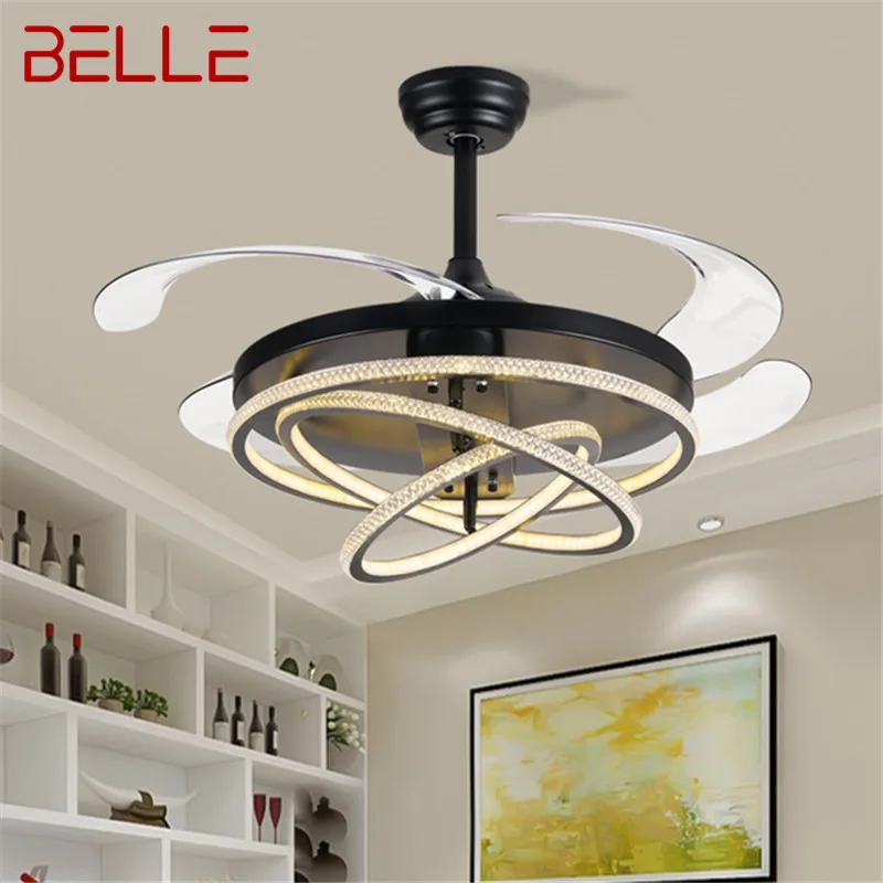 

BELLE Ceiling Fan Light Modern Living Room Invisible Fan Light Fashionable And Simple Restaurant Bedroom