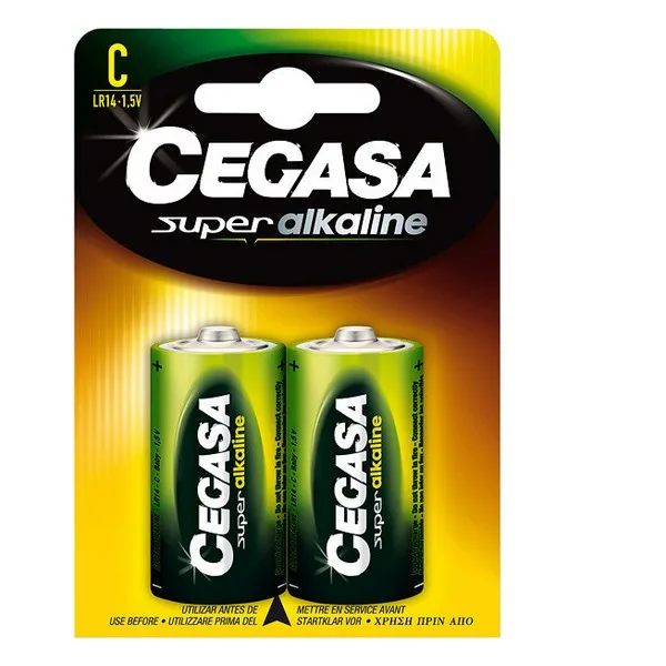 Щелочные батареи Cegasa LR14 C 1 5 В (2 uds)|Батарейки| |