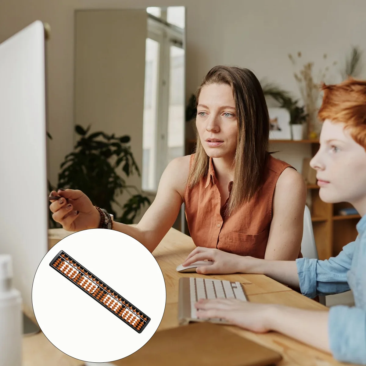 Счеты для сложения и вычитания калькулятор Соробан игрушка китайская счетная