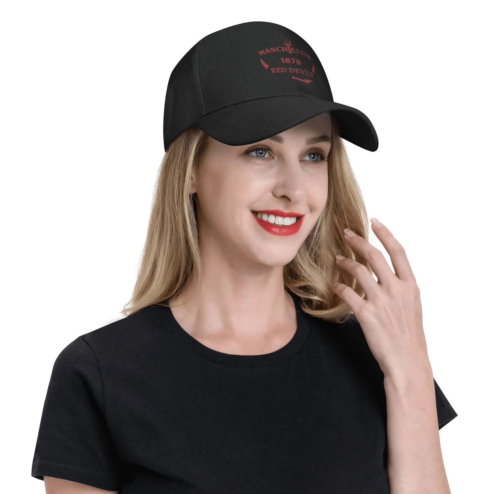 Дьяволы Манчестер, Манчестер красные бейсболки Snapback Модные бейсболки Дышащие повседневные кепки унисекс для улицы (art.: 3920d20232da1) - 3920d20232da1