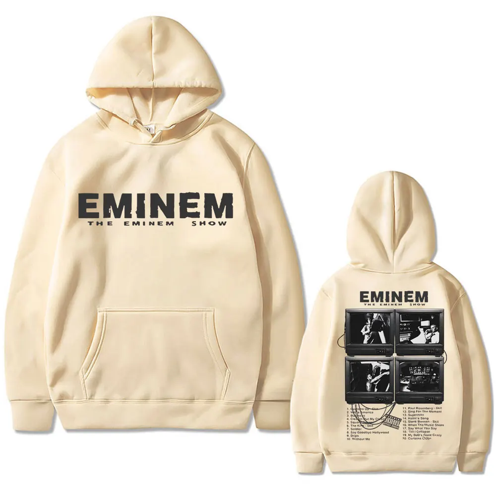 Худи Rapper Eminem с графическим изображением музыкального альбома, подарок для фанатов, мужская и женская винтажная Толстовка большого размера, Мужская модная уличная одежда (art.: 3920c8ab84d4e) - 3920c8ab84d4e