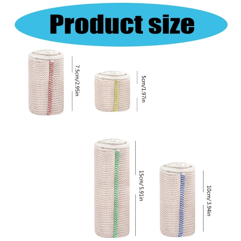 6 шт. компрессионная лента для лодыжки дышащая повязка удобная эластичная