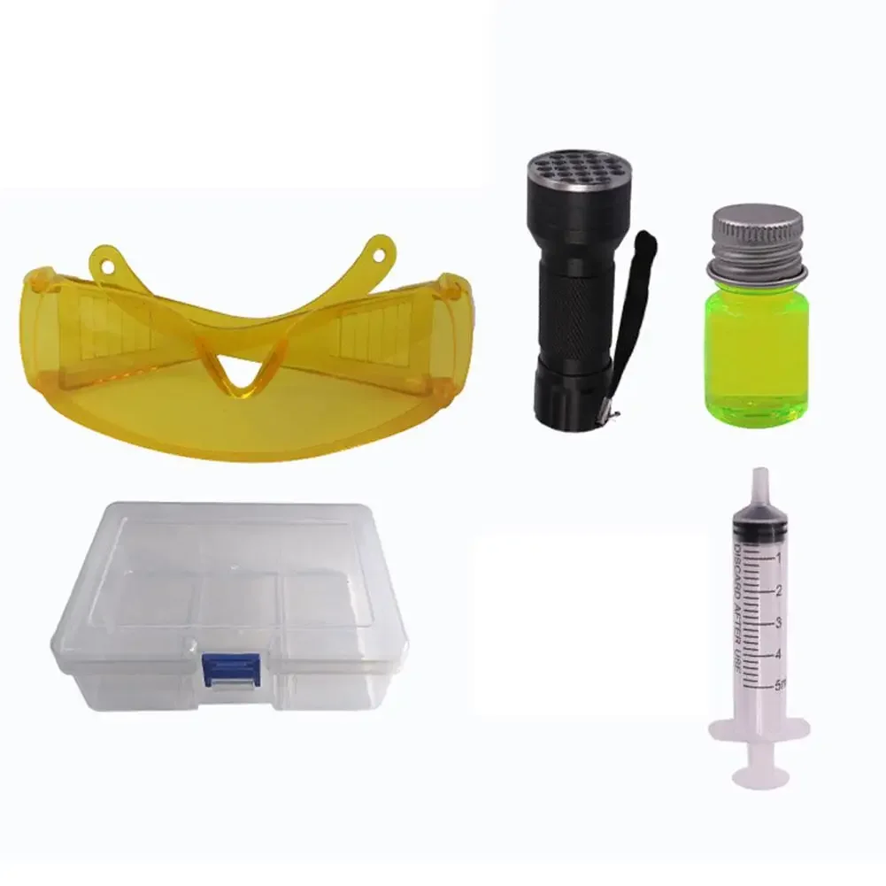 

Инструмент для ремонта автомобильного кондиционирования воздуха R134a детектор утечек хладагентов инструмент для обнаружения утечки газа автомобильный тест A/c флуоресцентная краска R Z7o8