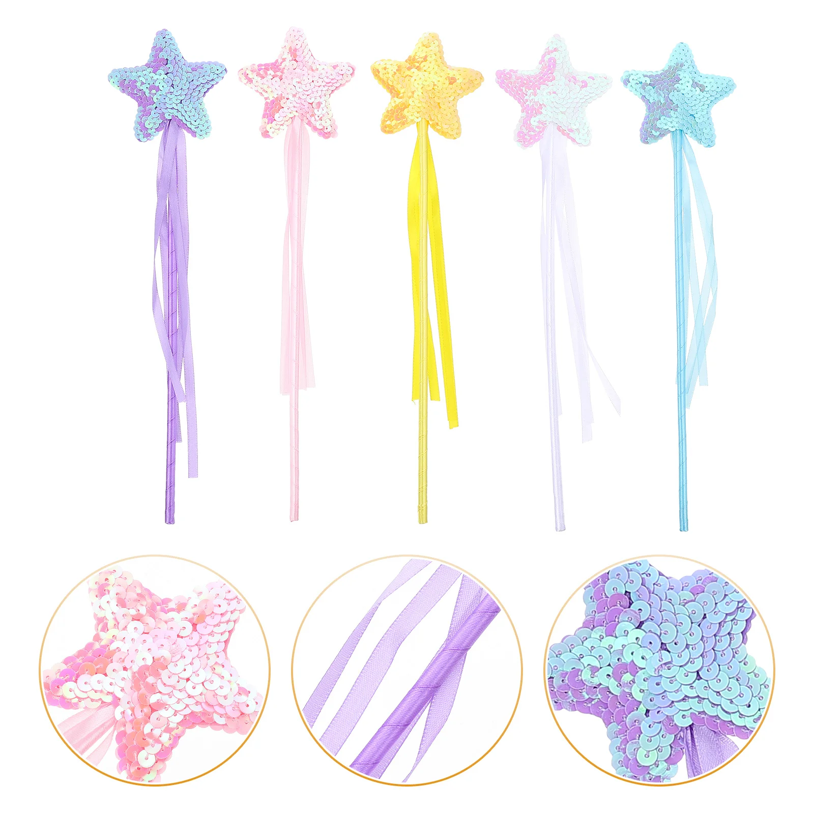 

5 шт. сказочная палочка кисточка принцесса наряды для девочек Вечеринка фото реквизит звезда игрушка Детские игрушки