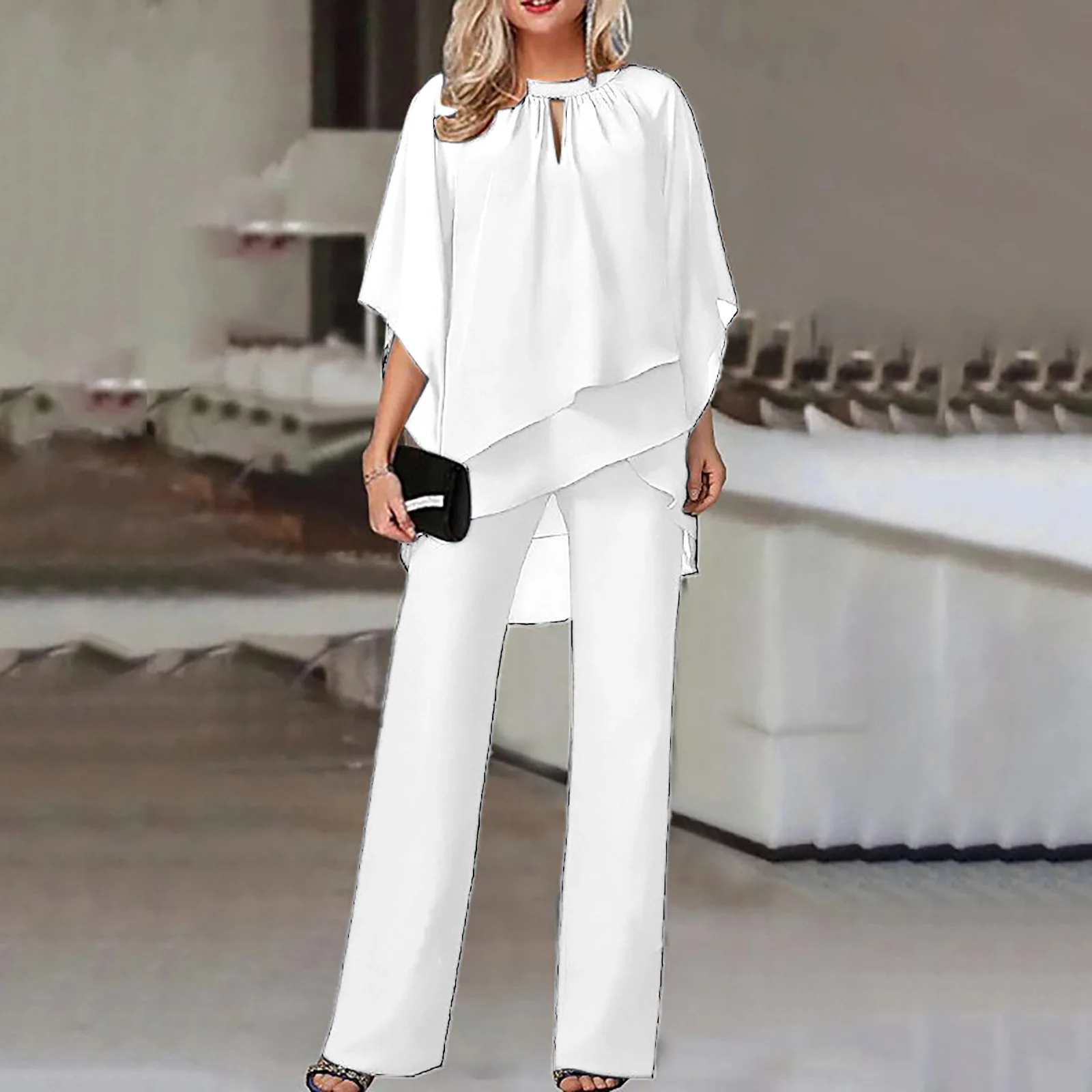 Горячий продавать новый европейский и американский модный однотонный свободный