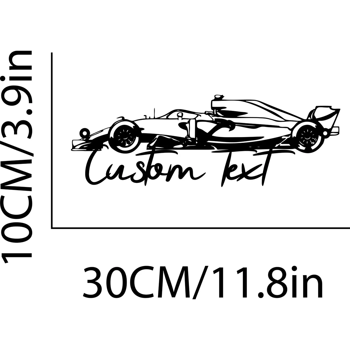 Металлический настенный знак на тему формулы заказ подарок фанатам Indycar вывеска