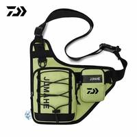 daiwa multifunctional fishing bag waterproof and wear resistant messenger waist bag shoulder fishing bag travel waist bag