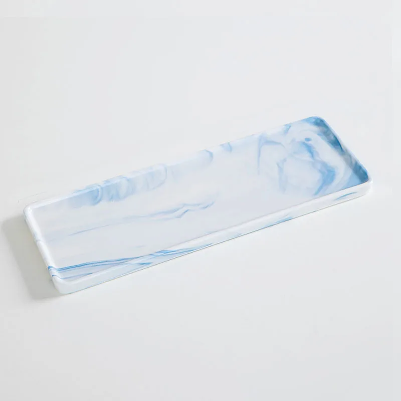 Керамический поднос для хранения настольный мундштуков Простой Мраморный