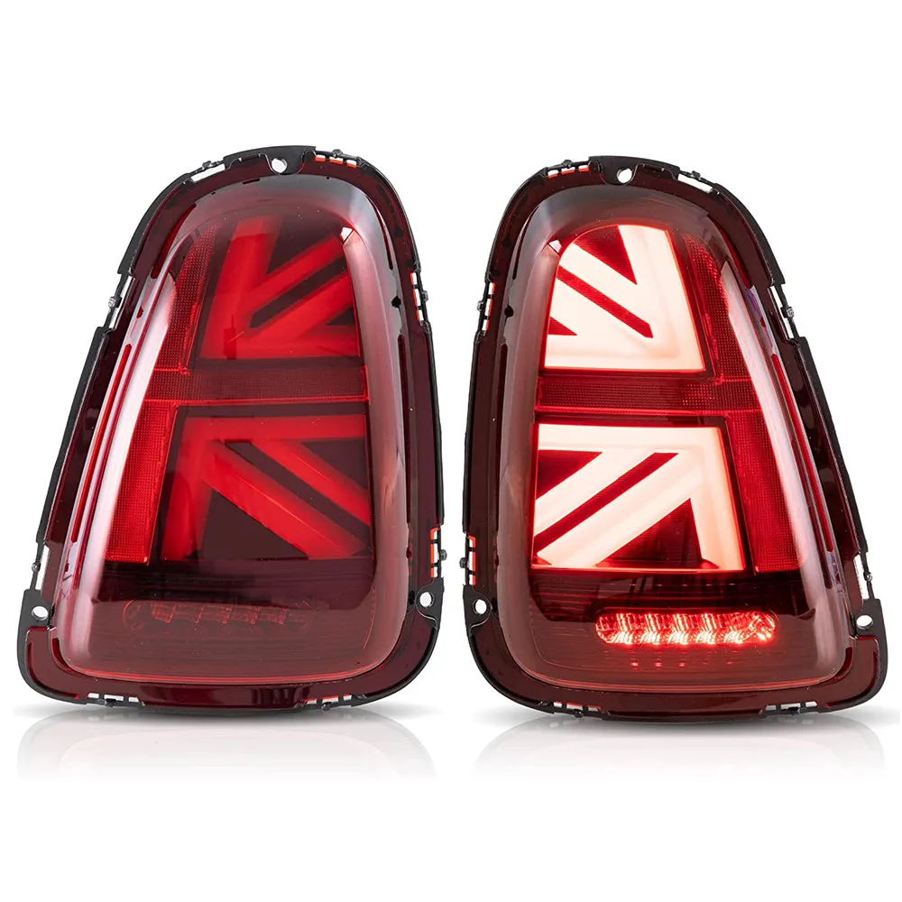 Светодиодные задние фары в сборе с разъемом Union Jack для BMW Mini Cooper R56 R57 R58 R59 2007-2013, задние фары DRL, противотуманные задние фары Plug and Play