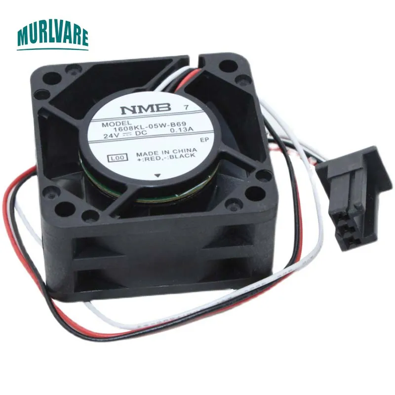 

NMB 1608KL-05W-B69 New 24V 0.13A 04020VA-24P-BL Fanuc System Fan