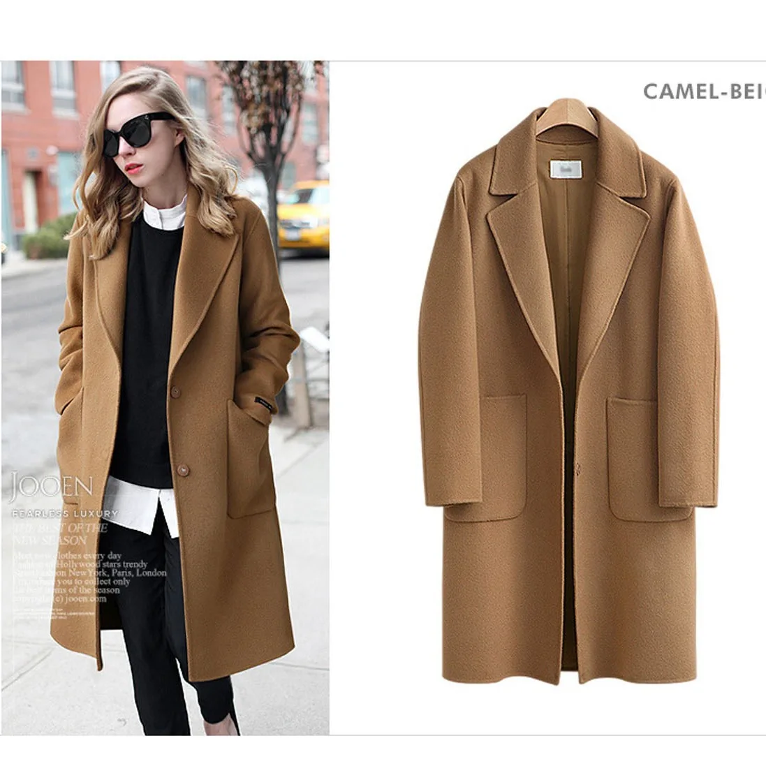 

Women Coat Autumn and Winter Loose en Coat en Coat Women