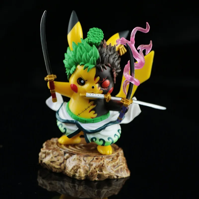 

Bandai Gk One Piece Anime Action Figures And Suit Solon Cos Cross Dressing Zoro Handmade Car Decoration Model Boxed Toy