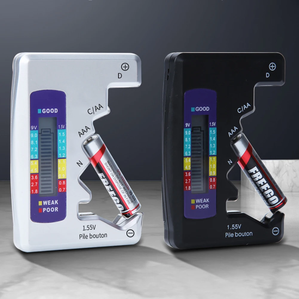

Portable Diagnostic Universal Tool Digital Battery Tester Battery AAA AA 9V/1.5V Digital Display Voltage Measuring Device