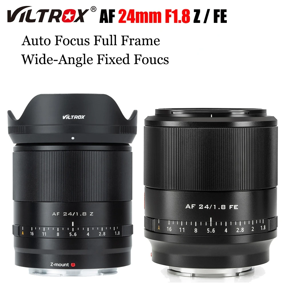 

Viltrox 24 мм F1.8 Z FE объектив камеры полная Рамка Автофокус широкоугольный основной объектив для Sony E Mount Nikon Z ZFC Z5 Z6 Z7 беззеркальный