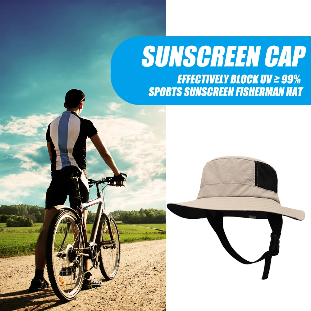 

Unisex Fishing Hiking Cap Breathable Wide Brim Sun Hat Portable Foldable Comforable Windproof Quick-drying for Garden Lawn Work