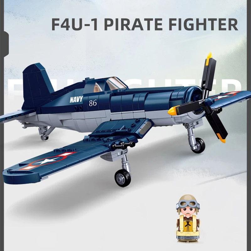 M38-B1109 Набор Строительных Блоков 550 Шт. Военные Модели Самолетов И Солдат Времен