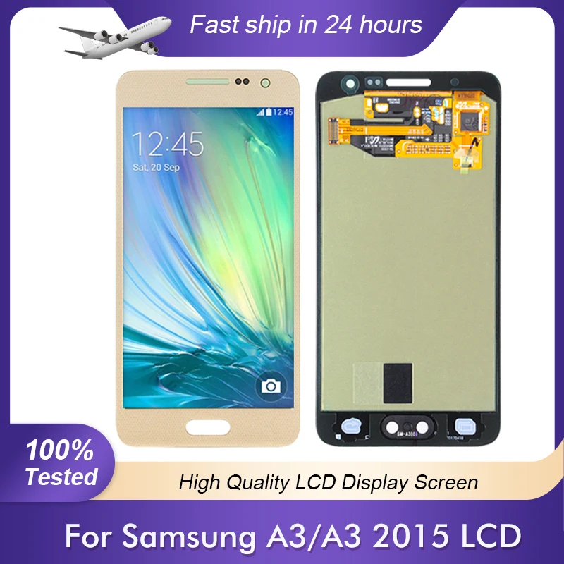 

1Pcs A300 Display For Samsung Galaxy A3 2015 Lcd With Touch Screen Digitizer Assembly A300F A300G Screen With Tools