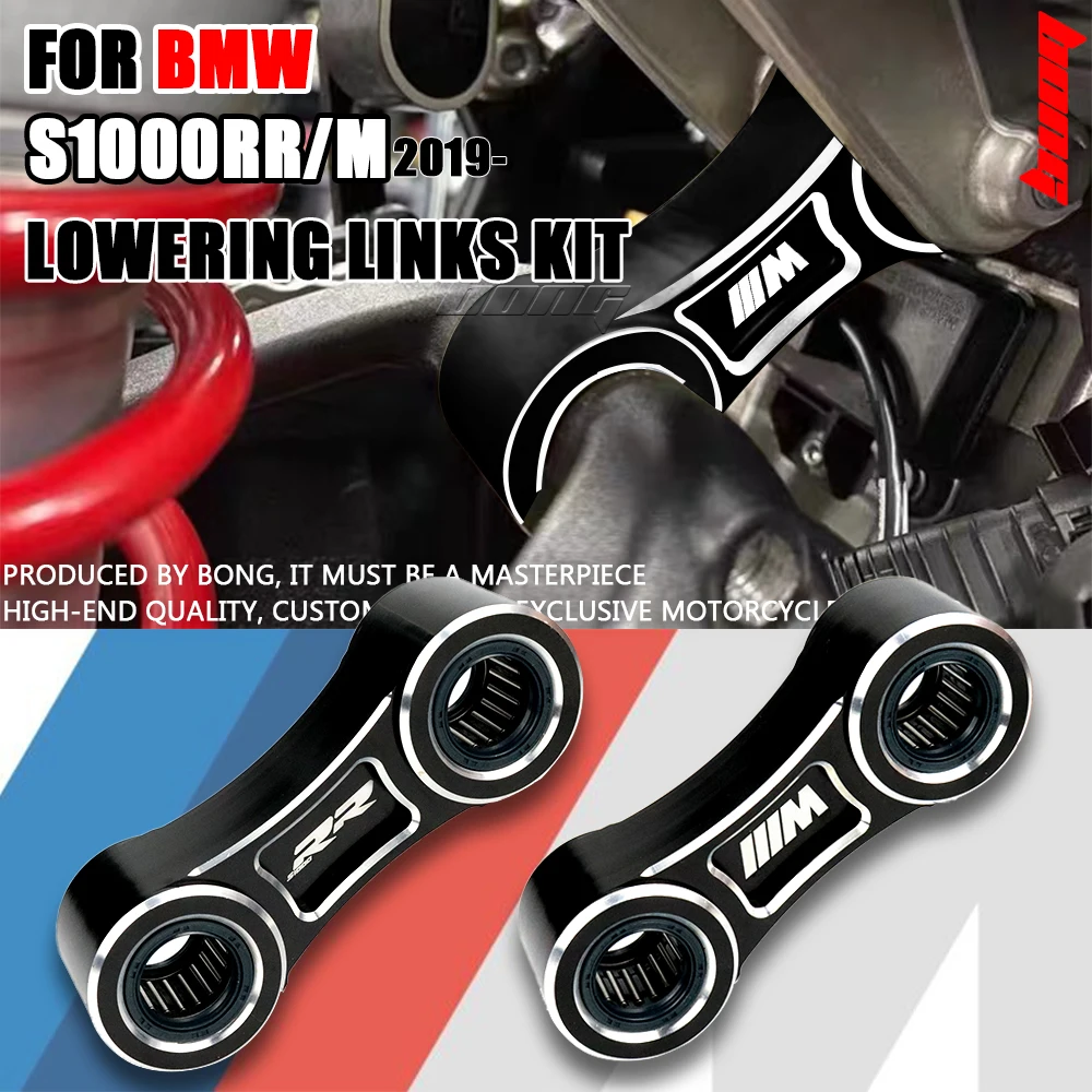 

Motorcycle Accessories Lowering Links Kit For BMW S1000RR 2019 2020 2021 2022 K67 Dog Bone Body Lowered Lowering Seat Link Kit