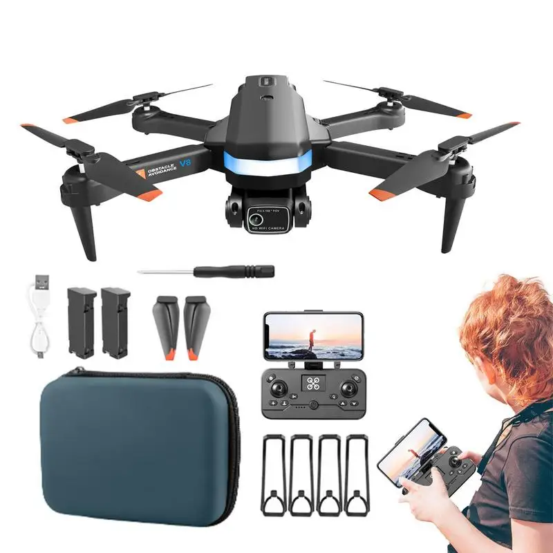 

Folding Drone Foldable RC Quadcopter With Brushless Motor 8K HD Camera Height Maintain Aerial Photography Four Axiss Aircraft To