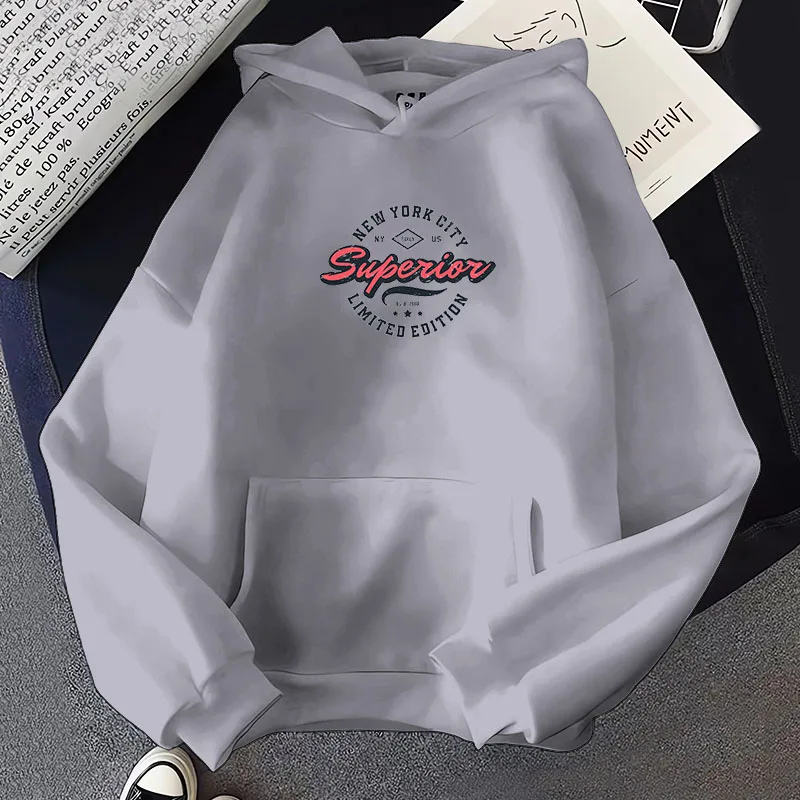 

Men's and Women's Fashion Hoodies Broken English Creative Street Hoodies