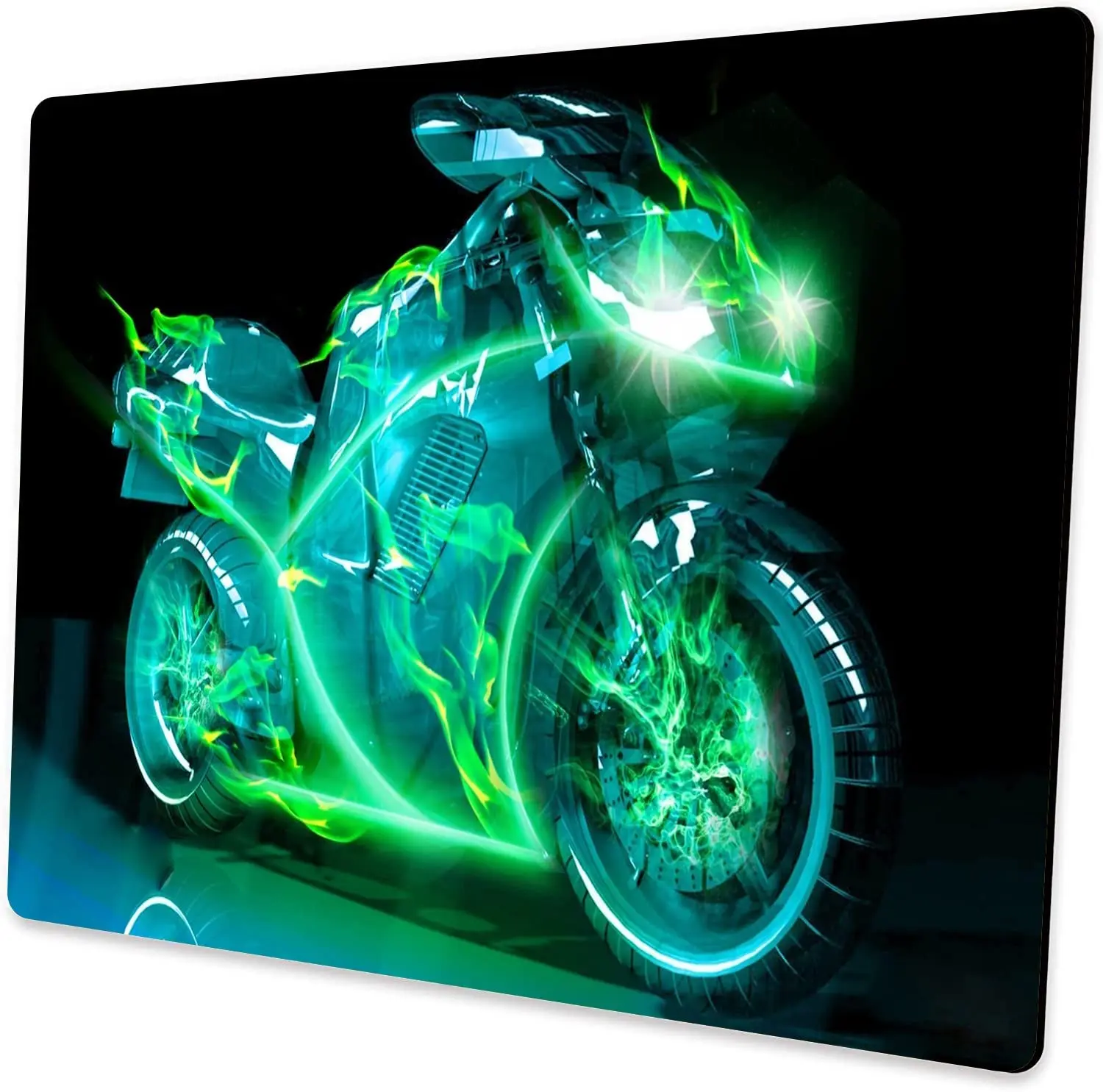 

Motorcycle Mouse Pad Unique Design Anti-Slip Rubber Base Mouse Pad for Desktop Computer and Laptop Mouse Pad 9.5X7.9Inch