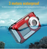 waterproof digital cameras for photography dual screen 48mp photo recorder outdoor sport action camcorder 1080p cam anti shake
