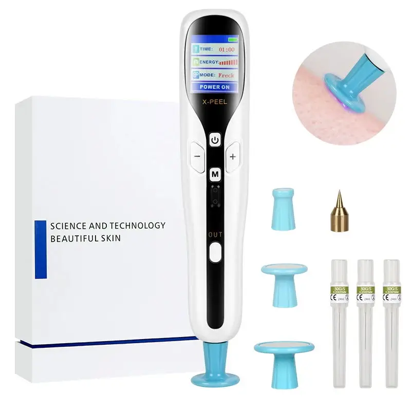 

X-Peel Ozone Plasma Pen Eyelid Lifting Wart Freckle Remover Fibroblast Tattoo Skin Tag Mole Removal Dark Spot Wrinkle Remover