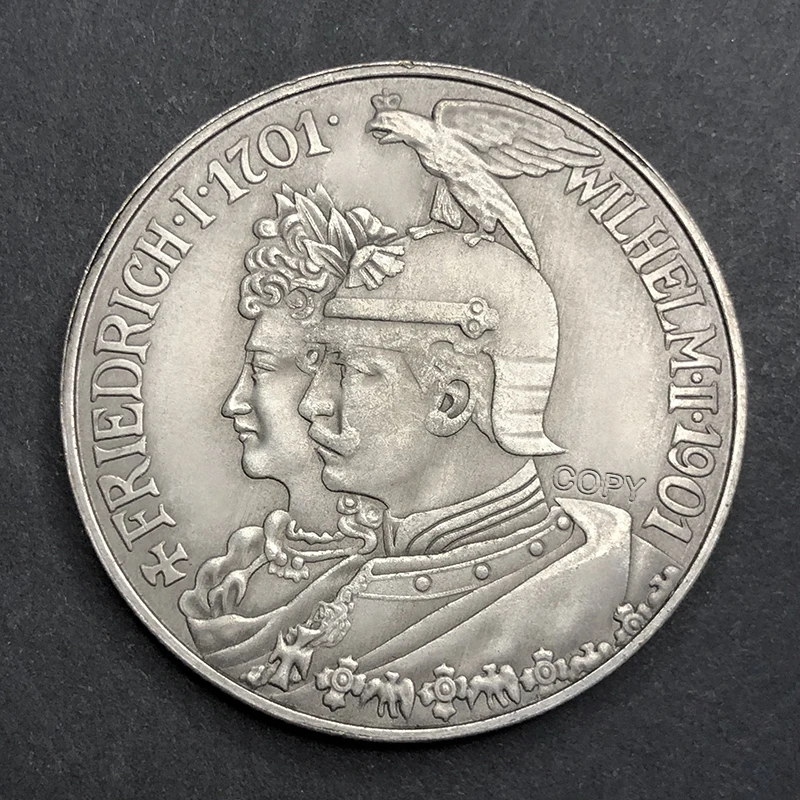 Медная копия монеты YTYIN 39 мм