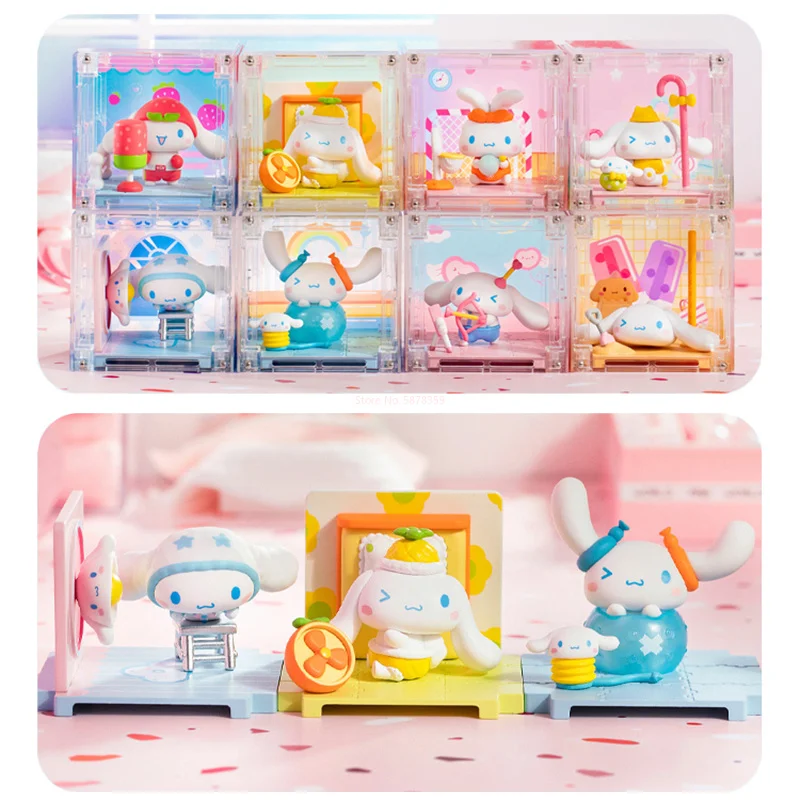 

Cartoon Sanrio Mystery Box Cinnamoroll Decompression Club Series Blind Box Toys Model Doll Kawaii Anime Figure Cute Kids Gift