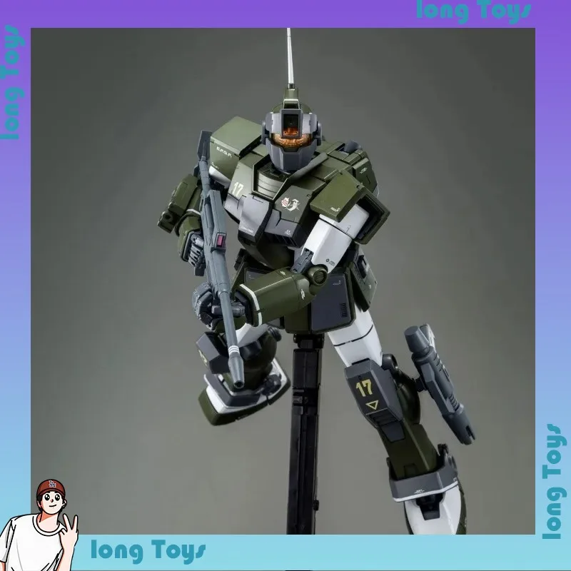 Фото В наличии: Bandai MG 1/100 RGM-79SC GM Sniper Custom Gundam, набор для сборки модели Gunpla, коллекционный. №5