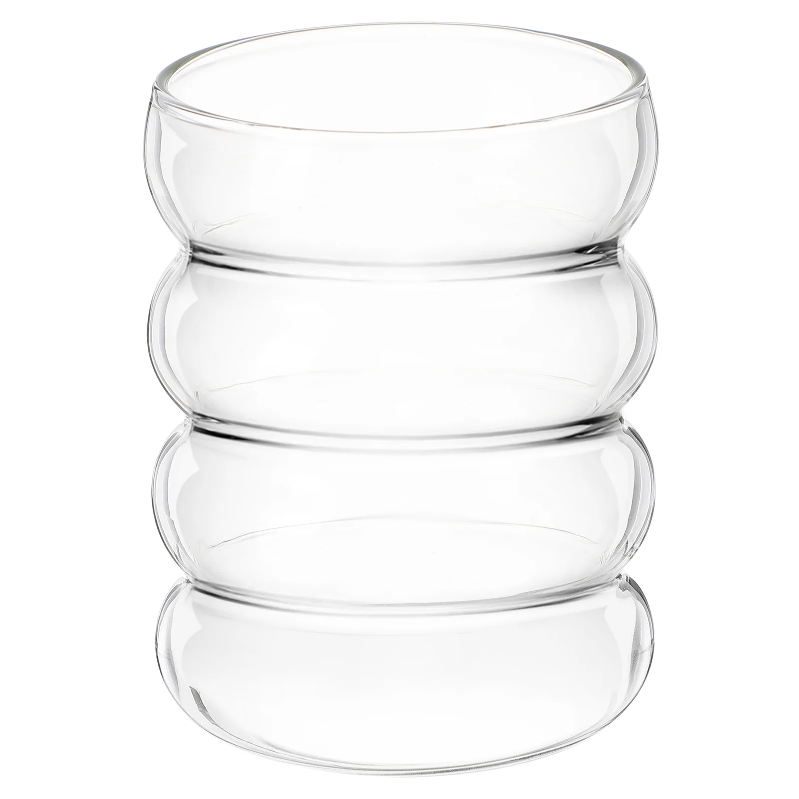 

Cups Glasses Cup Drinking Coffee Mug Tea Beverage Glassware Mugs Vintage Water Clear Tumbler Ripple Set Ribbed Crystal Bubble